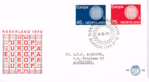 Nederland 1970 FDC Europa beschreven E106