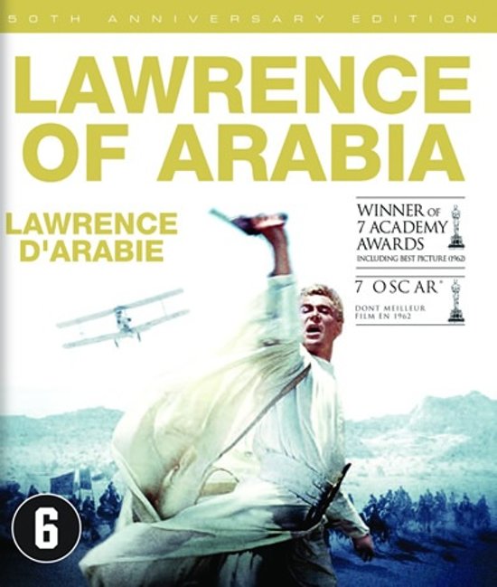 Lawrence Of Arabia - Omar Sharif, Peter O'Toole, Anthony Quinn, Alec Guiness (Blu-ray)