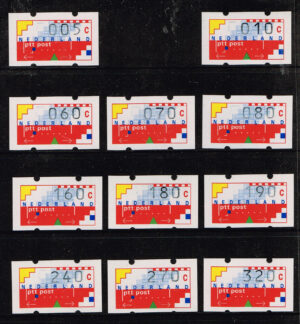 Nederland 1991 Automaatstroken Voordrukzegel voor Klussendorf-automaat