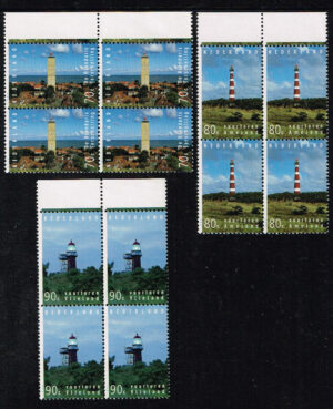 Nederland 1994 Vuurtorens blok van 4 zegels NVPH 1620-22
