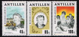 Ned. Antillen 1984 Eleanor Roosevelt NVPH 791-793