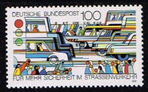 Duitsland (BRD) 1991 Verkehrssicherheit Michel nr 1554