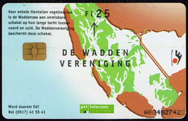 Telefoonkaart Nederland 1995 PTT Telecom De Waddenvereniging