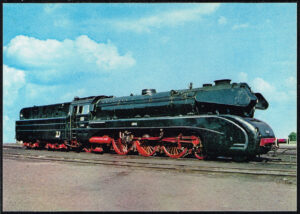 Postkarte Deutschland Dampflok Baureihe 10 Schnellzuglokomotive