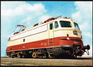 Postkarte Deutschland E-Lok Baureihe 112 486-6 Schnellzuglokomotive