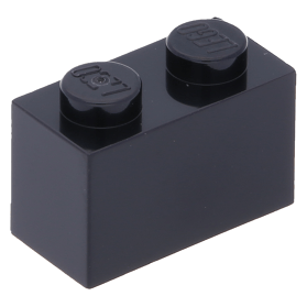 Lego onderdeel Blokje Brick 3004 zwart 1 x 2