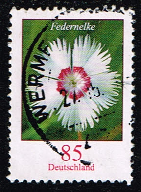 Duitsland (BRD) 2014 Dauerserie Blumen Federnelke gestempelt Michel nr 3116