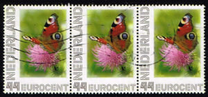 Nederland 2009 V2563-Ae-16 persoonlijke postzegels Vlinders in Nederland gestempeld