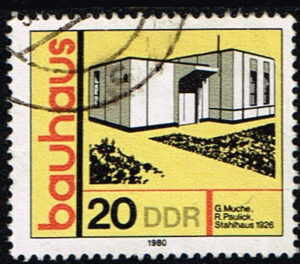 Duitsland (DDR) 1980 Bauwerke im Bauhaus Stil gestempelt Michel 2511