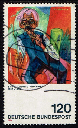 Duitsland (BRD) 1974 Deutscher Expressionismus gestempelt Michel nr 823