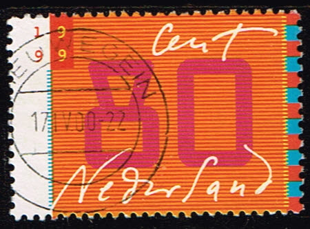 Nederland 1999 Voor uw brieven gestempeld NVPH 1837