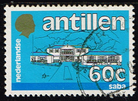 Ned. Antillen 1984 Standaardserie gestempeld NVPH 782