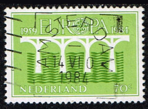 Nederland 1984 Europa 25 jaar CEPT gestempeld NVPH 1308