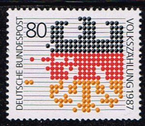 Duitsland (BRD) 1987 Volkszählung Michel nr 1309
