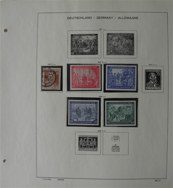 Schaubek 1946-1948 albumblad 82-2